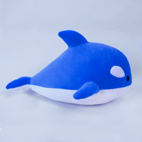 Calypso the Blueberry Orca Plush – Special Chonky Edition, side view other side